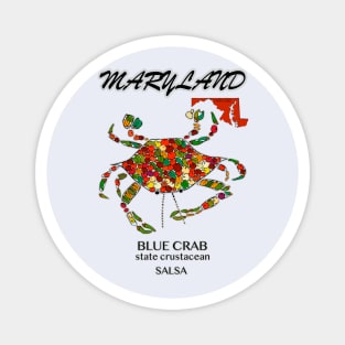 Maryland Blue Crab, Salsa Magnet